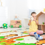 Tapis de jeu ou d'éveil pour bébé et enfant, pliable et imperméable – Image 4