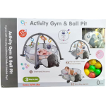 Tapis d’Éveil Activity Gym & Ball 3en1 –  avec Design Éléphant – Image 3