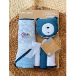 Sortie de bain Little Alpaca bébé avec éponge et 3 gants – Image 2